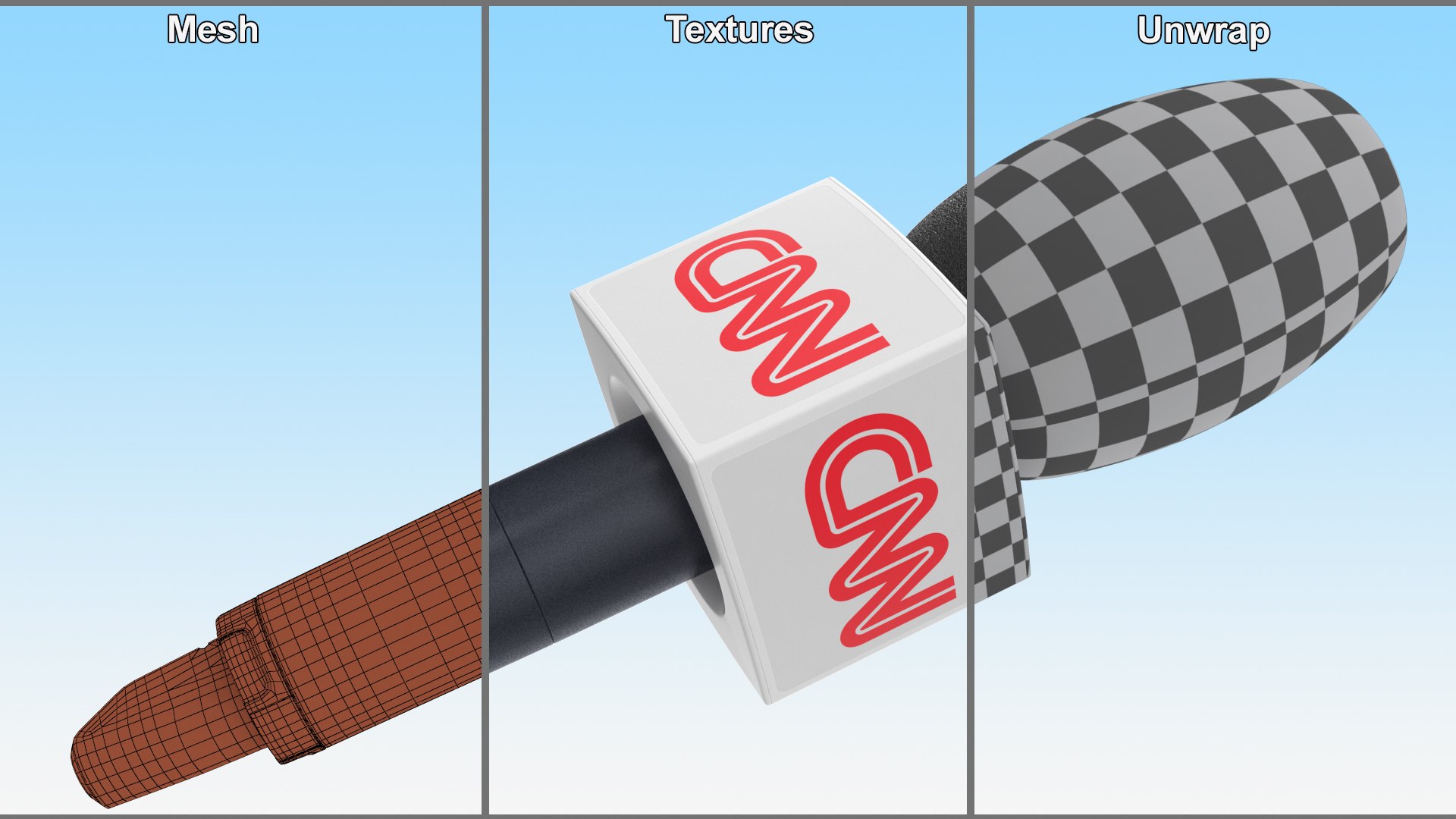 3D CNN News Reporter Wireless Microphone Square https://p.turbosquid.com/ts-thumb/cw/hZ6UnN/u6/cnnnewsreporterwirelessmicrophonesquare3dmodel011/jpg/1702342649/1920x1080/fit_q87/0e639f6a0fc011152cab62b3a161e6fecae30630/cnnnewsreporterwirelessmicrophonesquare3dmodel011.jpg