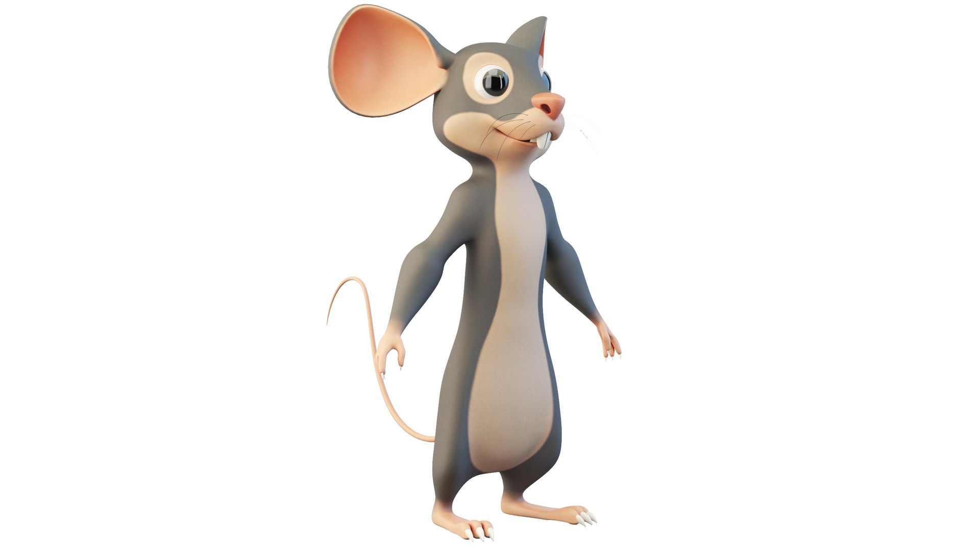 Cartoon Mouse Character Model - TurboSquid 2102060