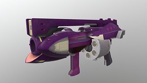 3D Grenade Launcher Level 3 model