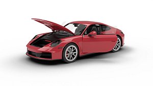 Porsche 911 Carrera 2025 S HQ 3d model 3D model