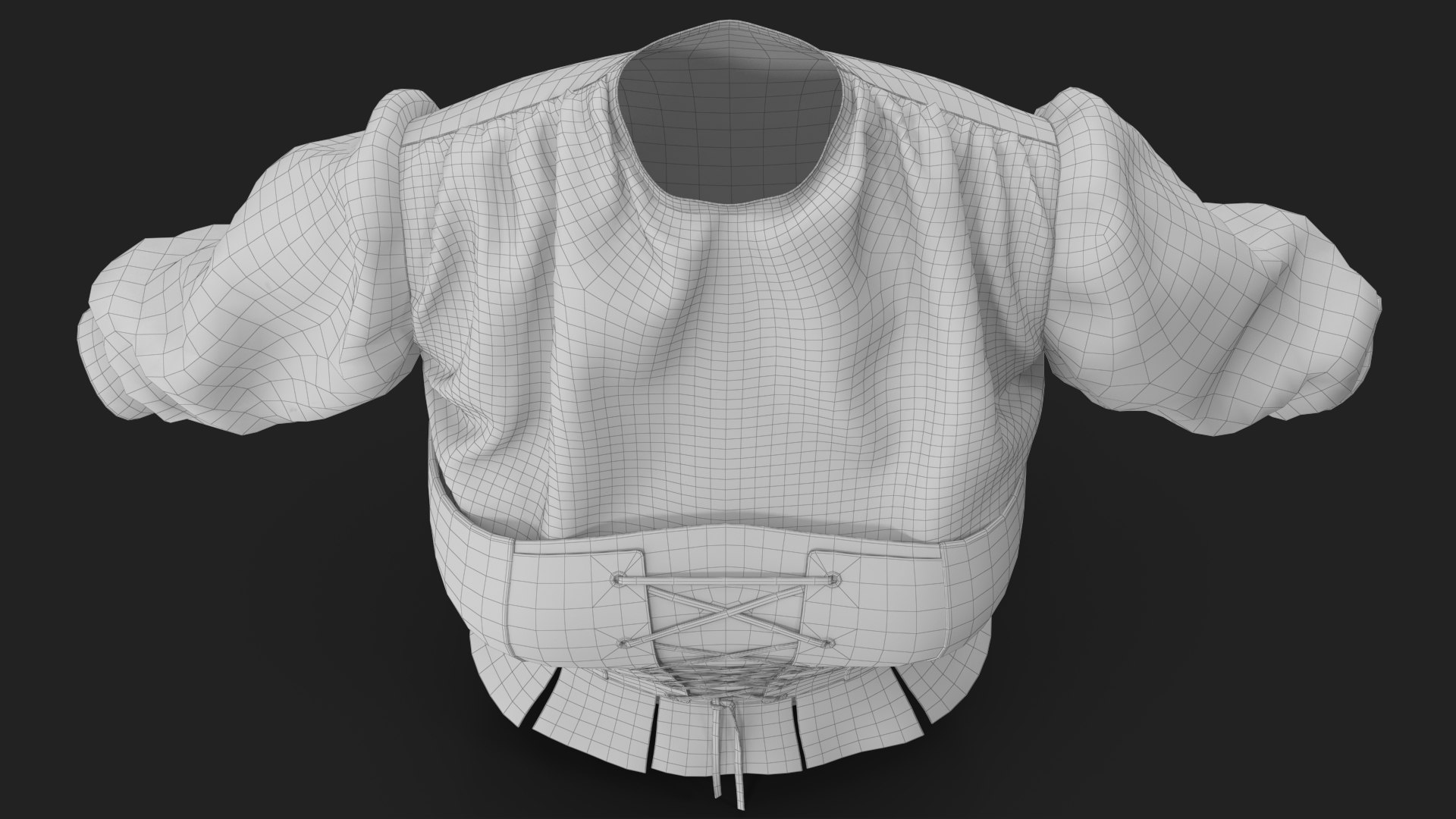 3D Blouse with Corset 5 https://p.turbosquid.com/ts-thumb/cw/uhH4Gm/D6/wireframe_13/jpg/1694607843/1920x1080/fit_q87/64783ab4399bbbe30797da47cdba5dc85d2fe303/wireframe_13.jpg