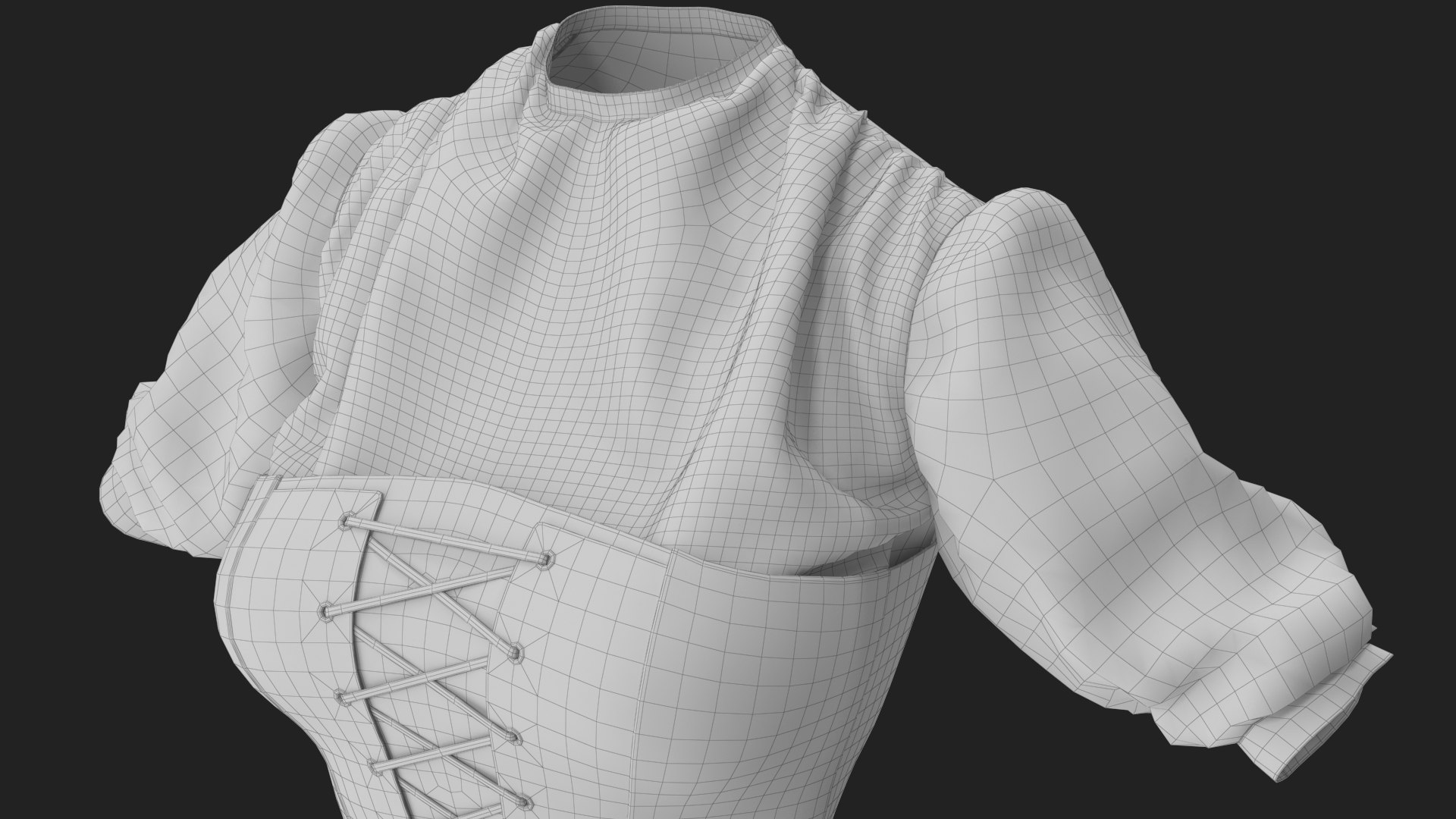 3D Blouse with Corset 5 https://p.turbosquid.com/ts-thumb/cw/uhH4Gm/HZ/wireframe_06/jpg/1694607839/1920x1080/fit_q87/17831fbd77020c44fd2ec3ca2e89c9511dd76ee9/wireframe_06.jpg