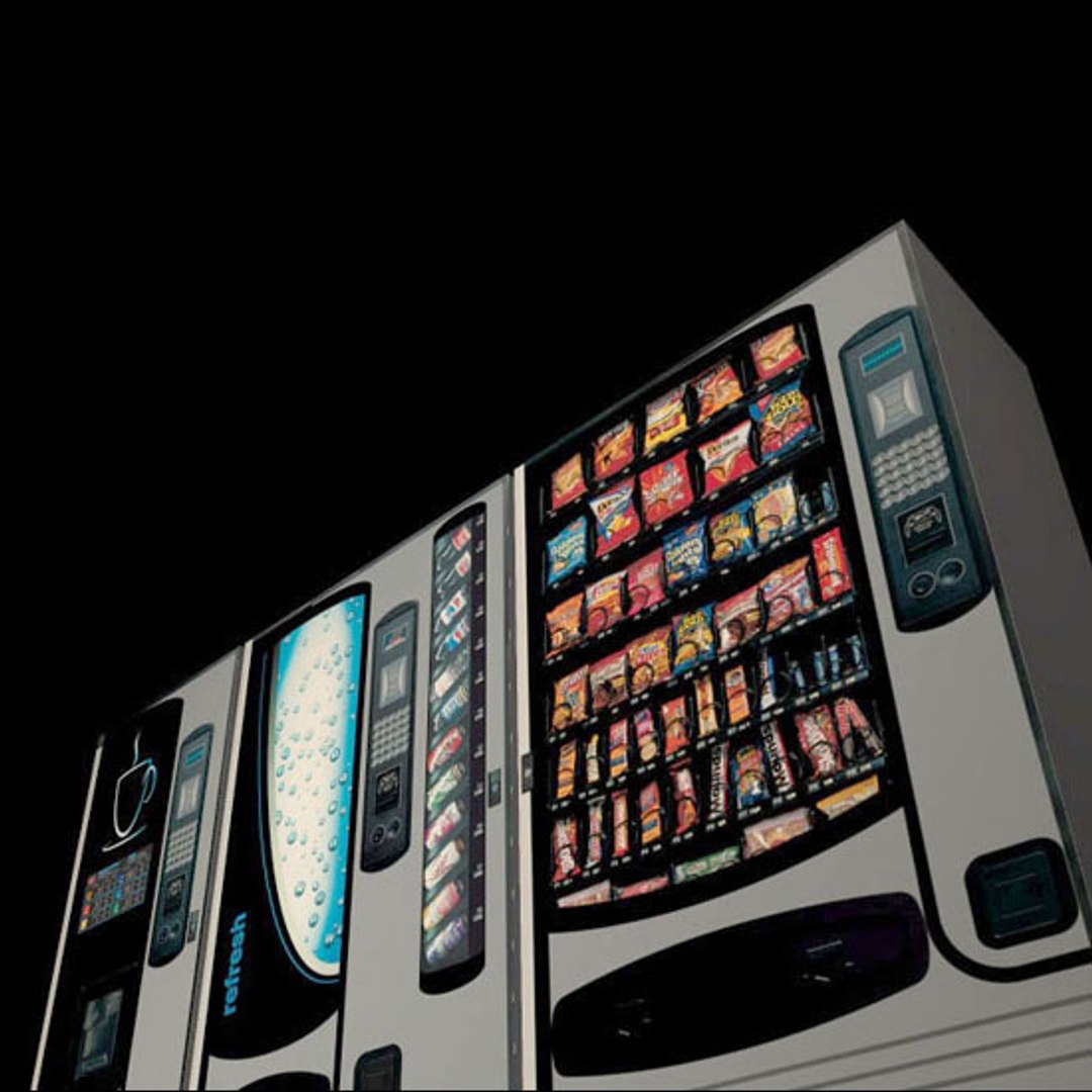 3d Model Vending Machine Pzvending