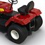 3d model of small tractor rigged modeled