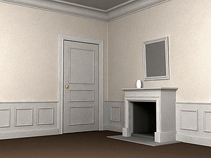 fire-place old building max