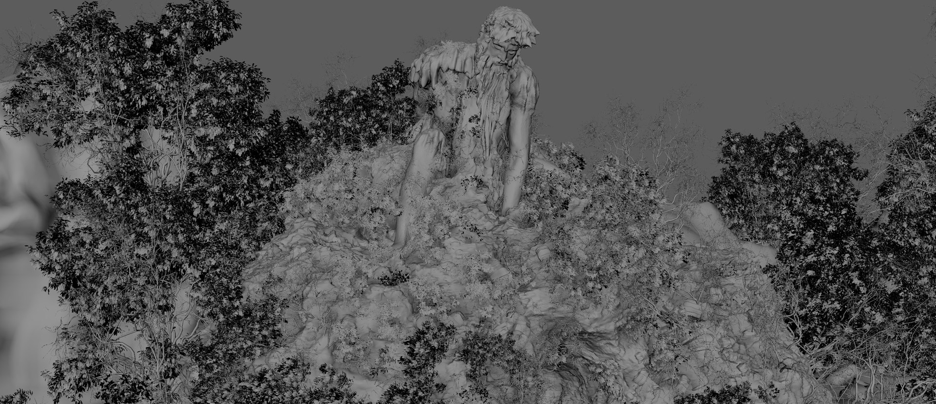 The Apennine Colossus 3D Model - TurboSquid 2238005