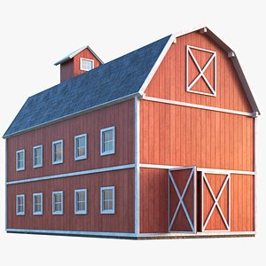 farm barn 3D model