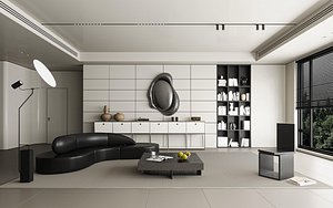 Modern living room 3D model