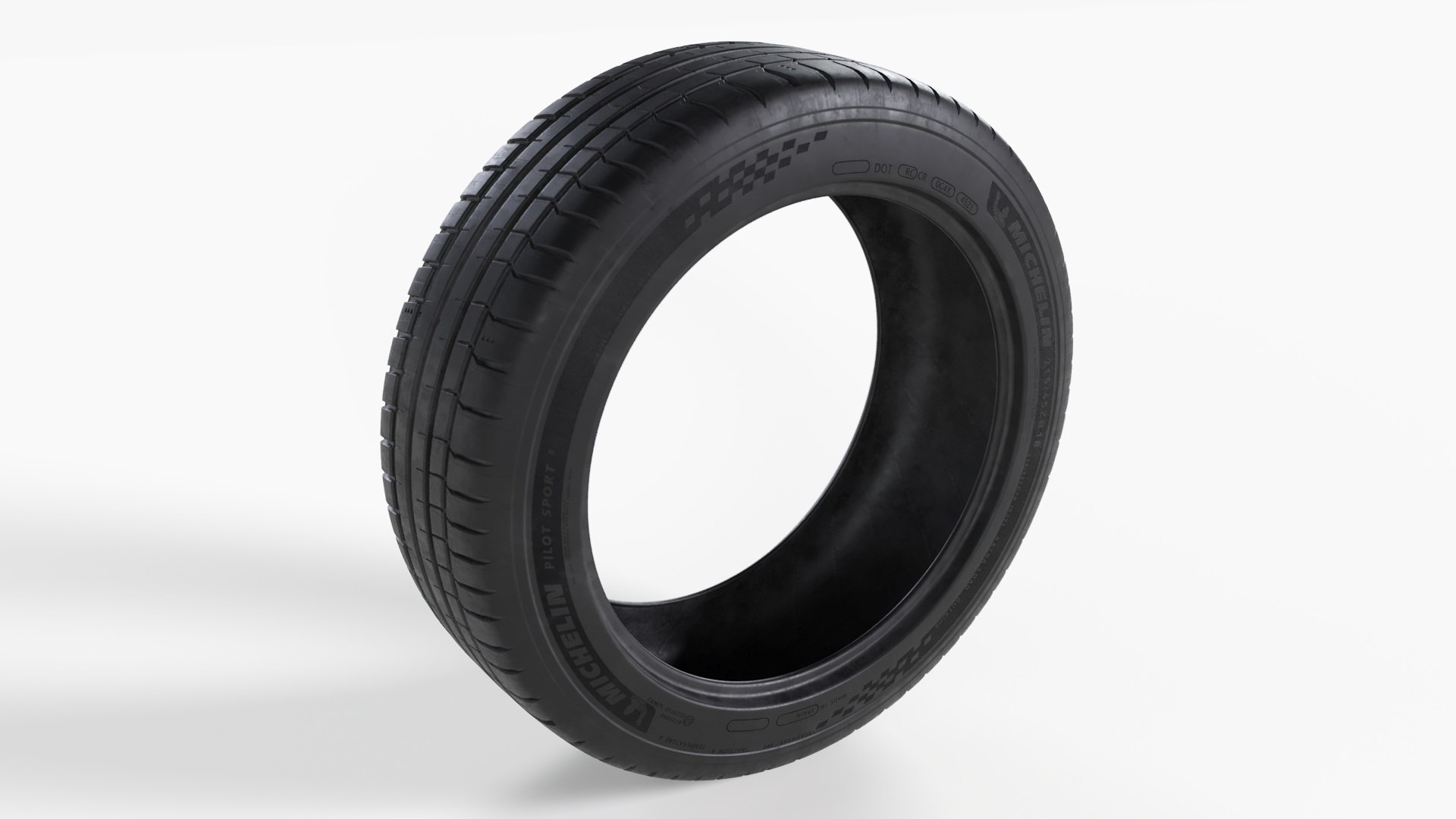 Michelin Pilot Sport5 Car Tire 3D model preview