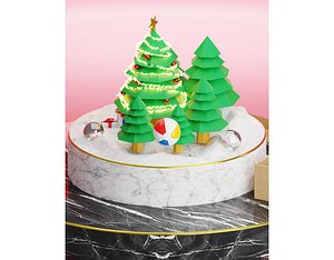 3D christmas loop model
