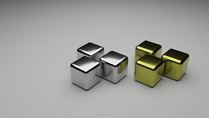 Metal Ice Cubes