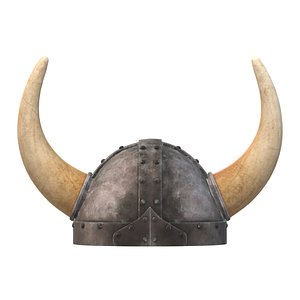 Viking Helmet 3D model