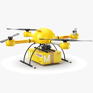Detailed Delivery Drone DHL