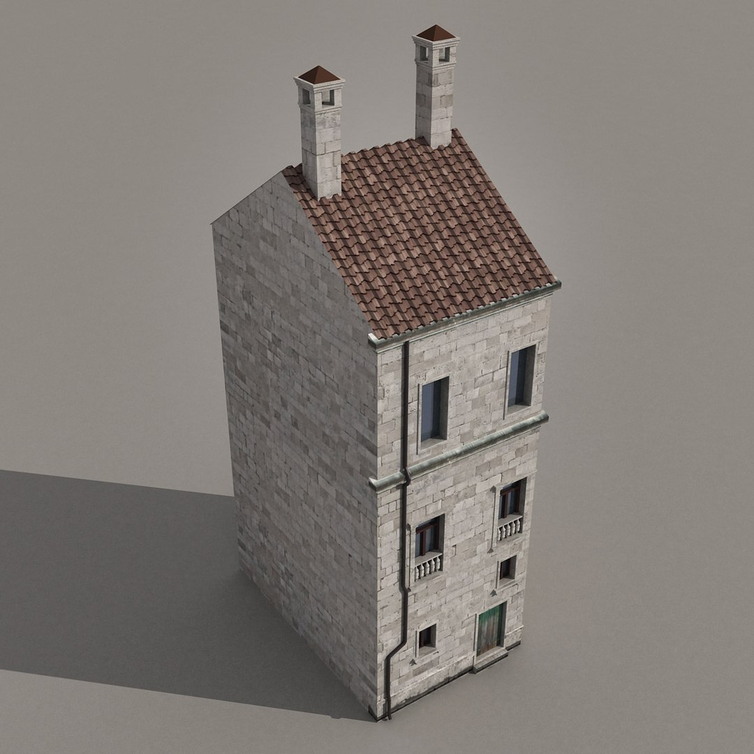 3d Model Building Italian