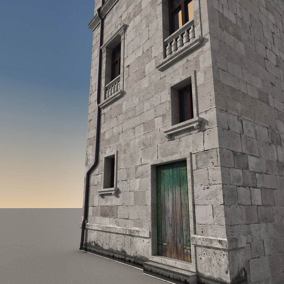 3d model building italian