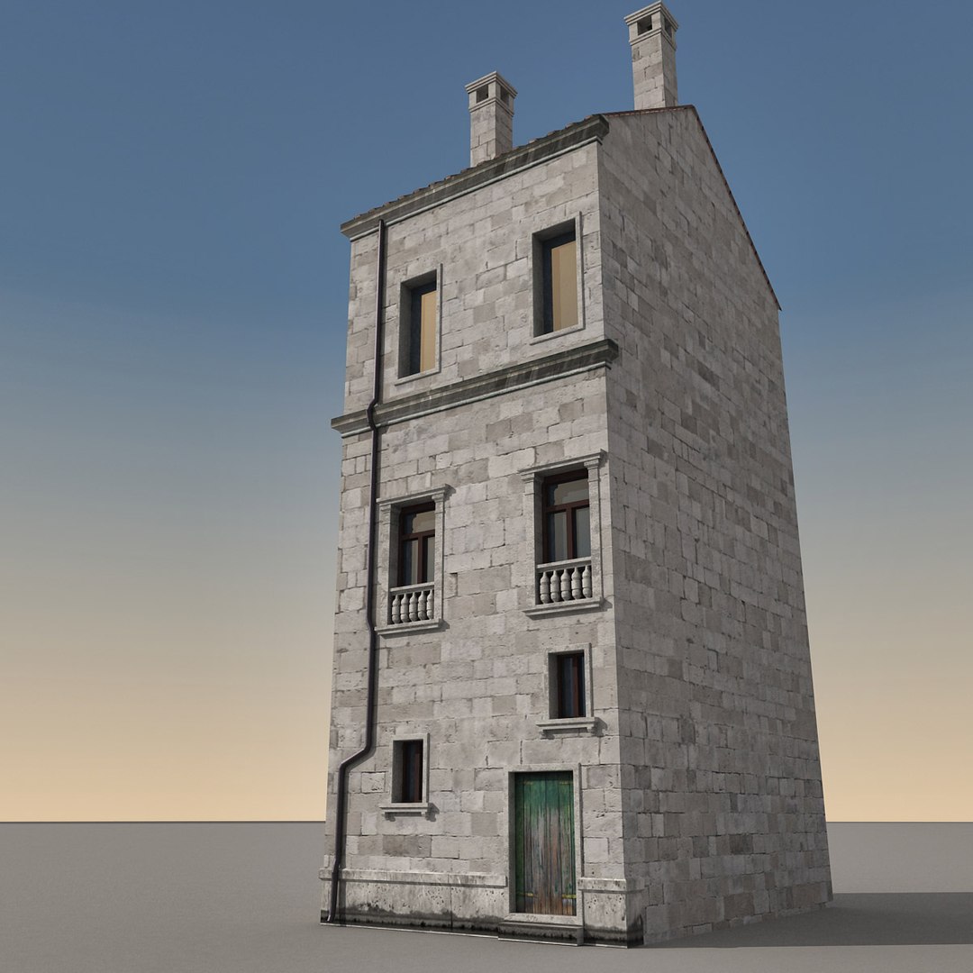 3d Model Building Italian
