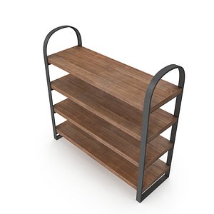 3D decorative shelf model