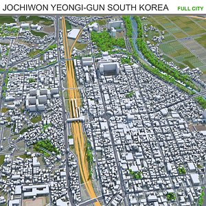 3D Jochiwon Yeongi Gun South Korea