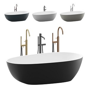 3D Agape Design Bathtubs set 04