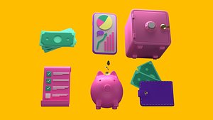 icons finance money