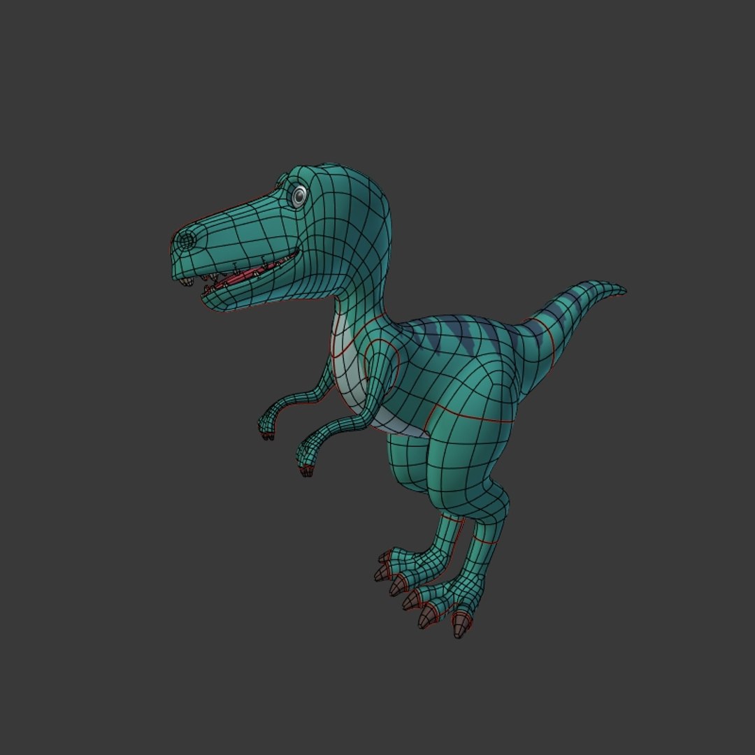 3D Model Dinosaur Cartoon - TurboSquid 1648025