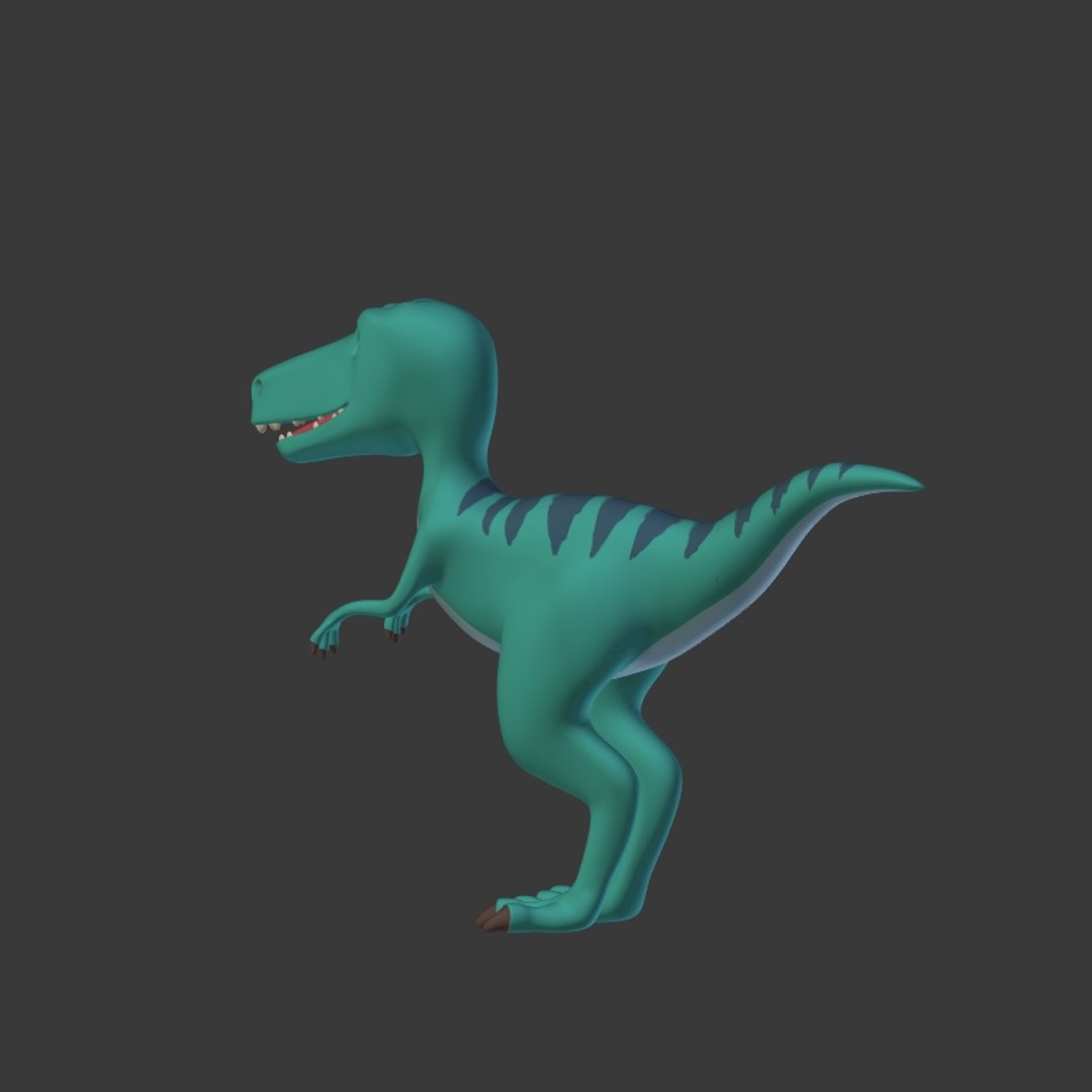 3D Model Dinosaur Cartoon - TurboSquid 1648025