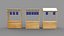 Imbissstände aus Holz 3D-Modell