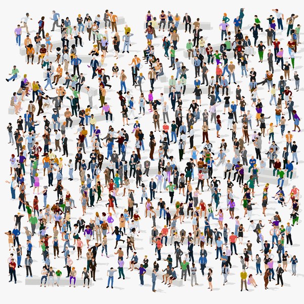 City People x500 Static Poses Lowpoly ArchViz