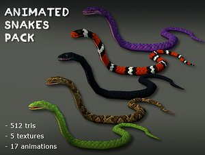 Animated Snakes Pack