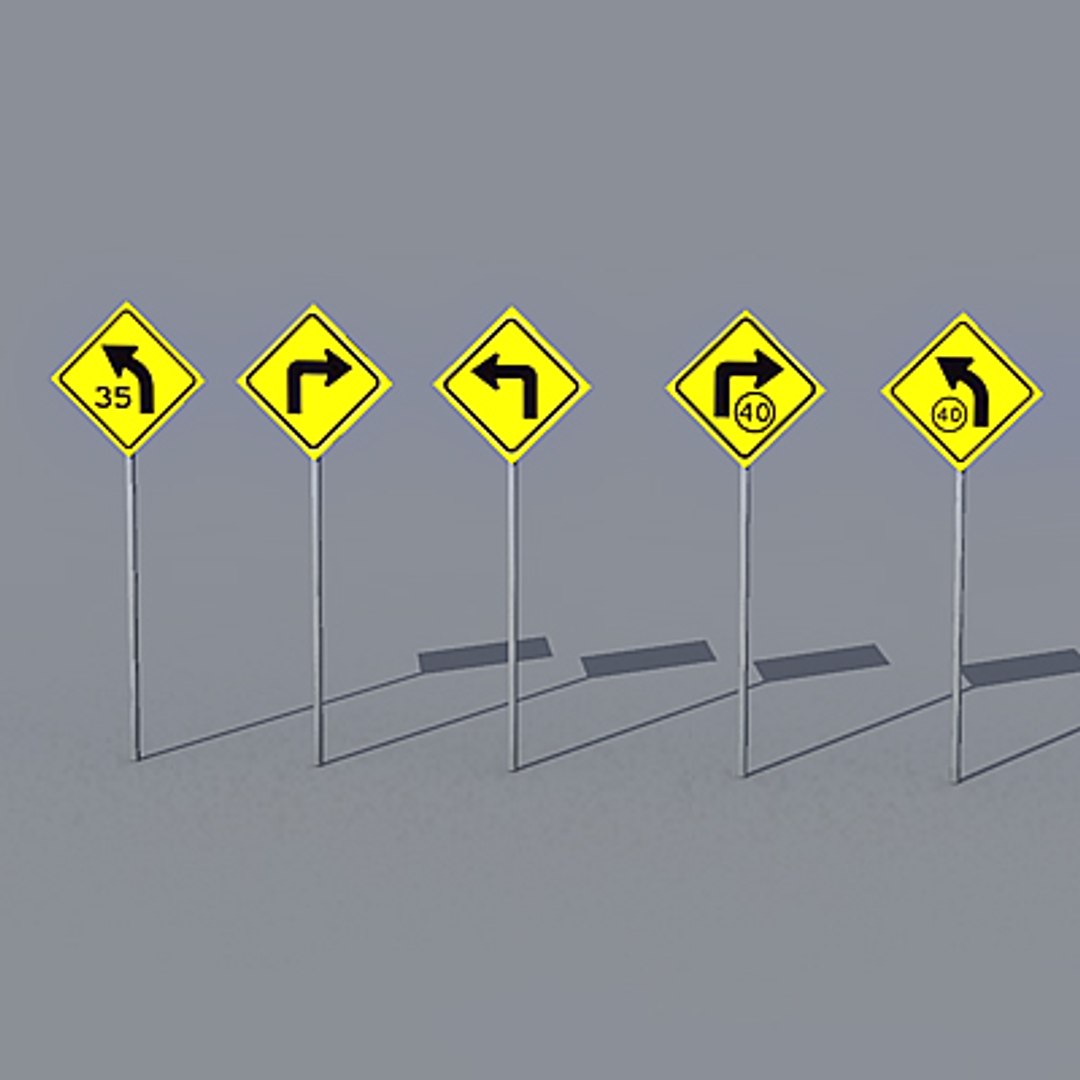 Traffic Sign Pack 3d Max