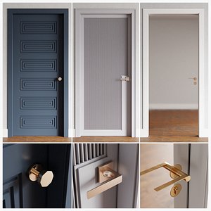 Doors 1 3 models 3D model