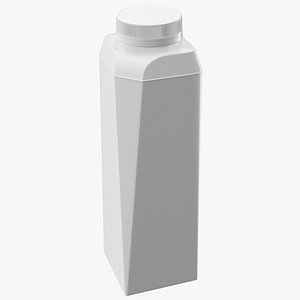 Multilayered Carton Beverage Bottle 3D model