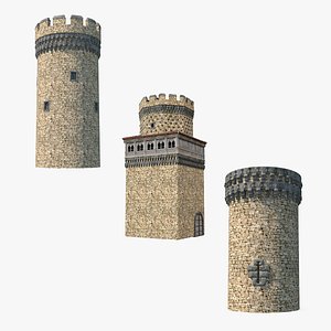 Medieval Castle Towers Collection