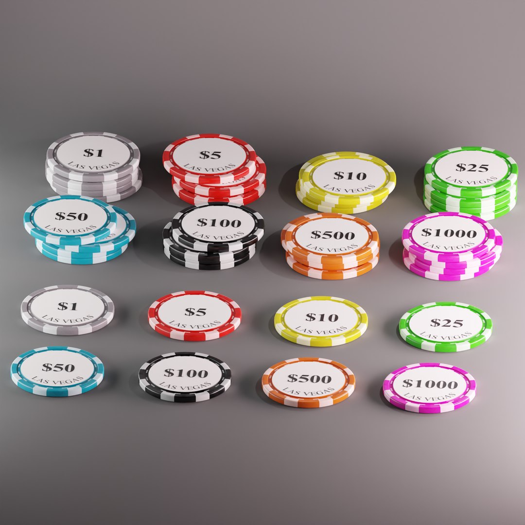 POKER CHIPS 3D Model - TurboSquid 1917726