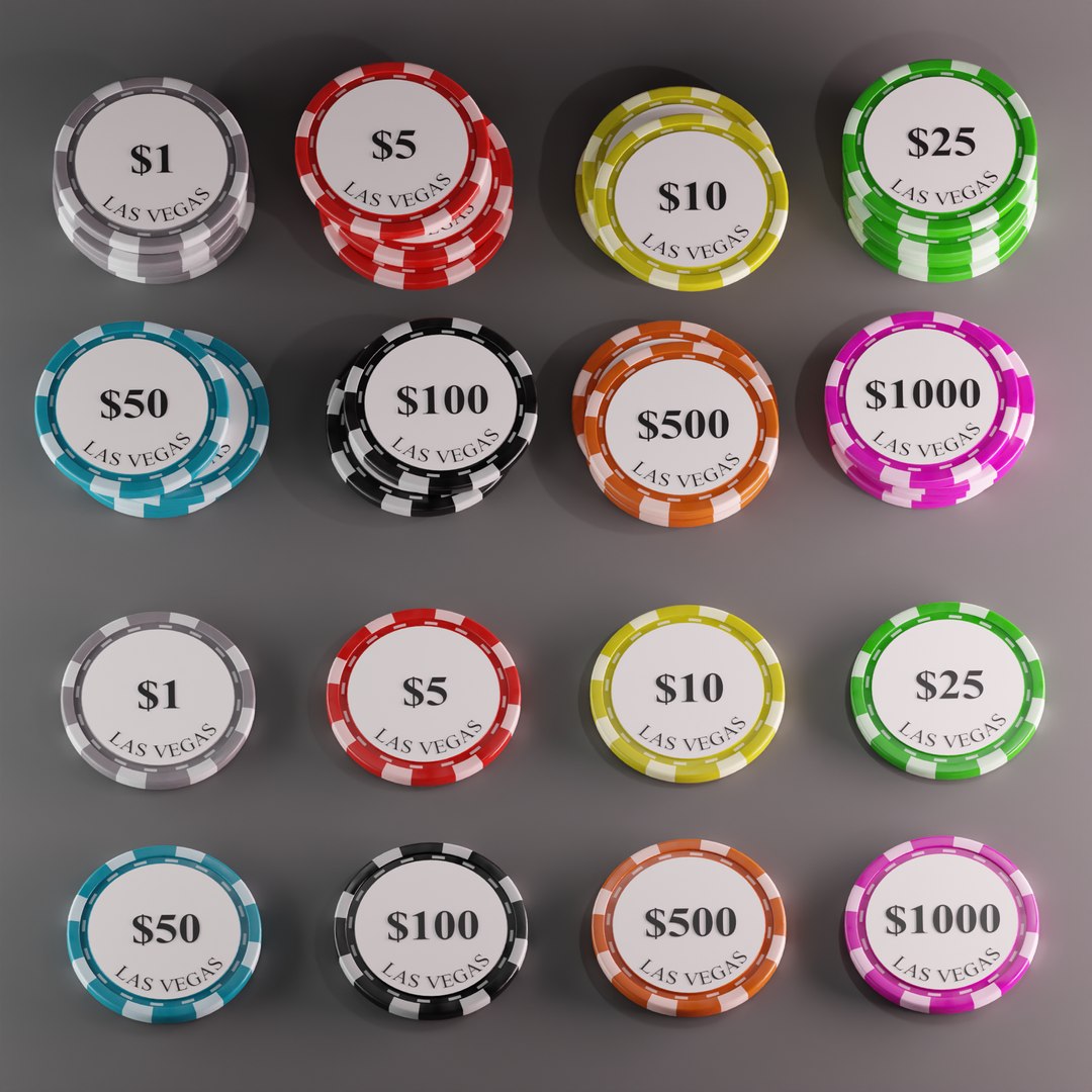 POKER CHIPS 3D Model - TurboSquid 1917726