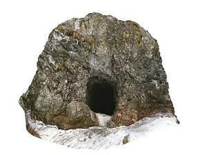 3D viking cliffs cave 16k