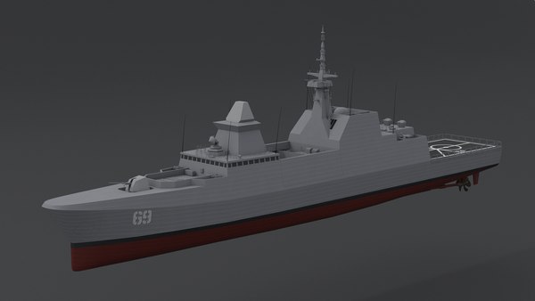 3D model formidable class frigate - TurboSquid 1617123