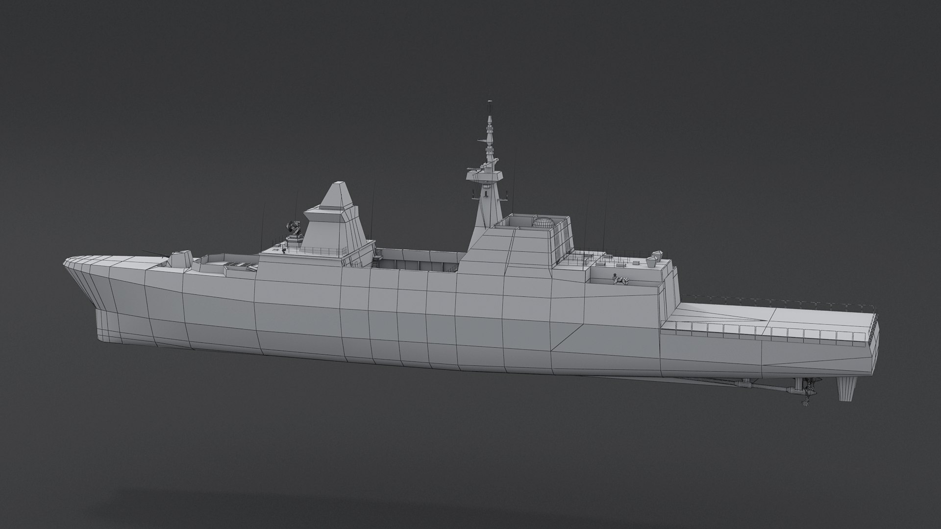 3D Model Formidable Class Frigate - TurboSquid 1617123