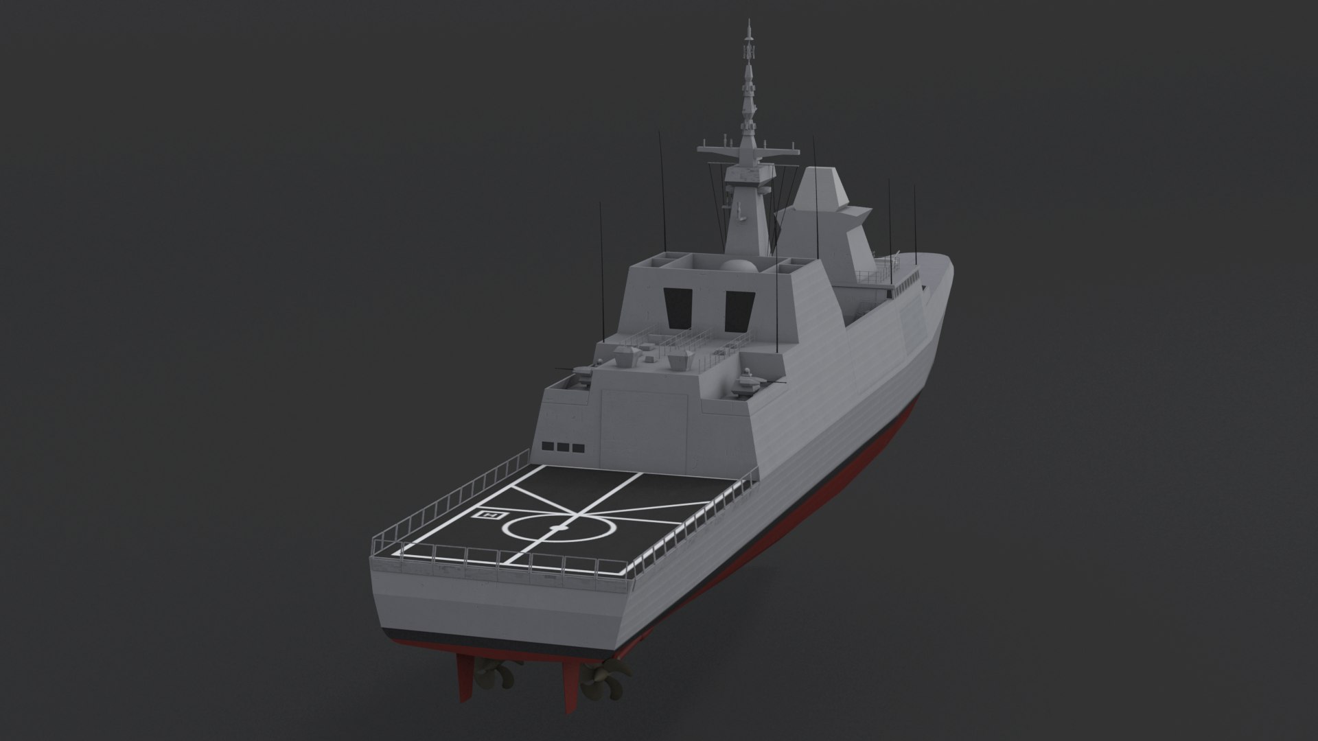 3D Model Formidable Class Frigate - TurboSquid 1617123