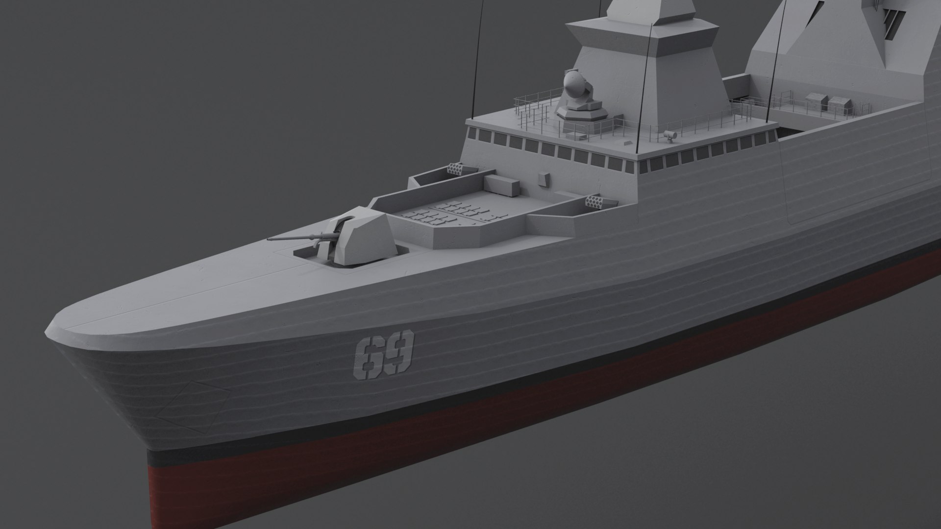 3D Model Formidable Class Frigate - TurboSquid 1617123