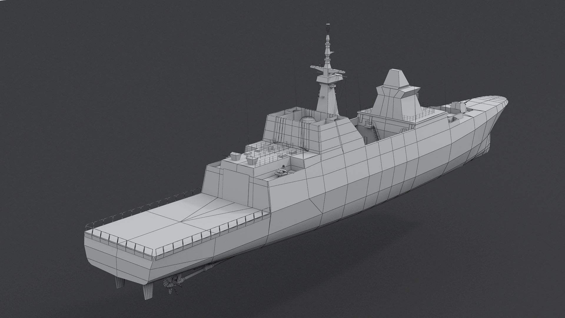 3D Model Formidable Class Frigate - TurboSquid 1617123