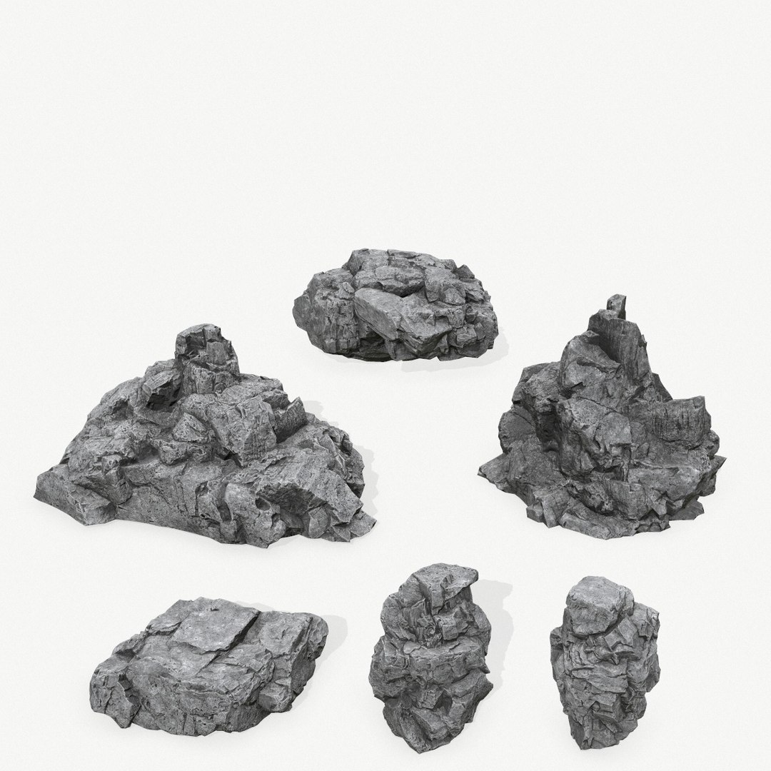 3D rocks model - TurboSquid 1878548