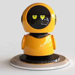 Cute Yellow Robot