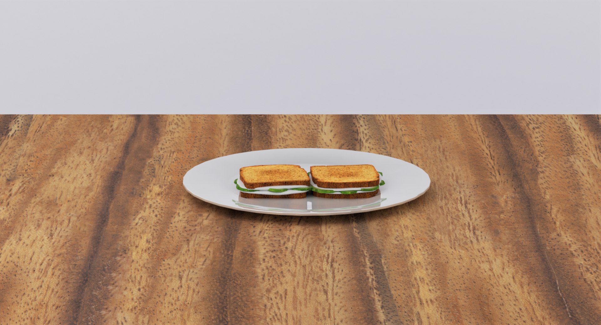 3D Labneh Cucumber Sandwich TurboSquid 1492852