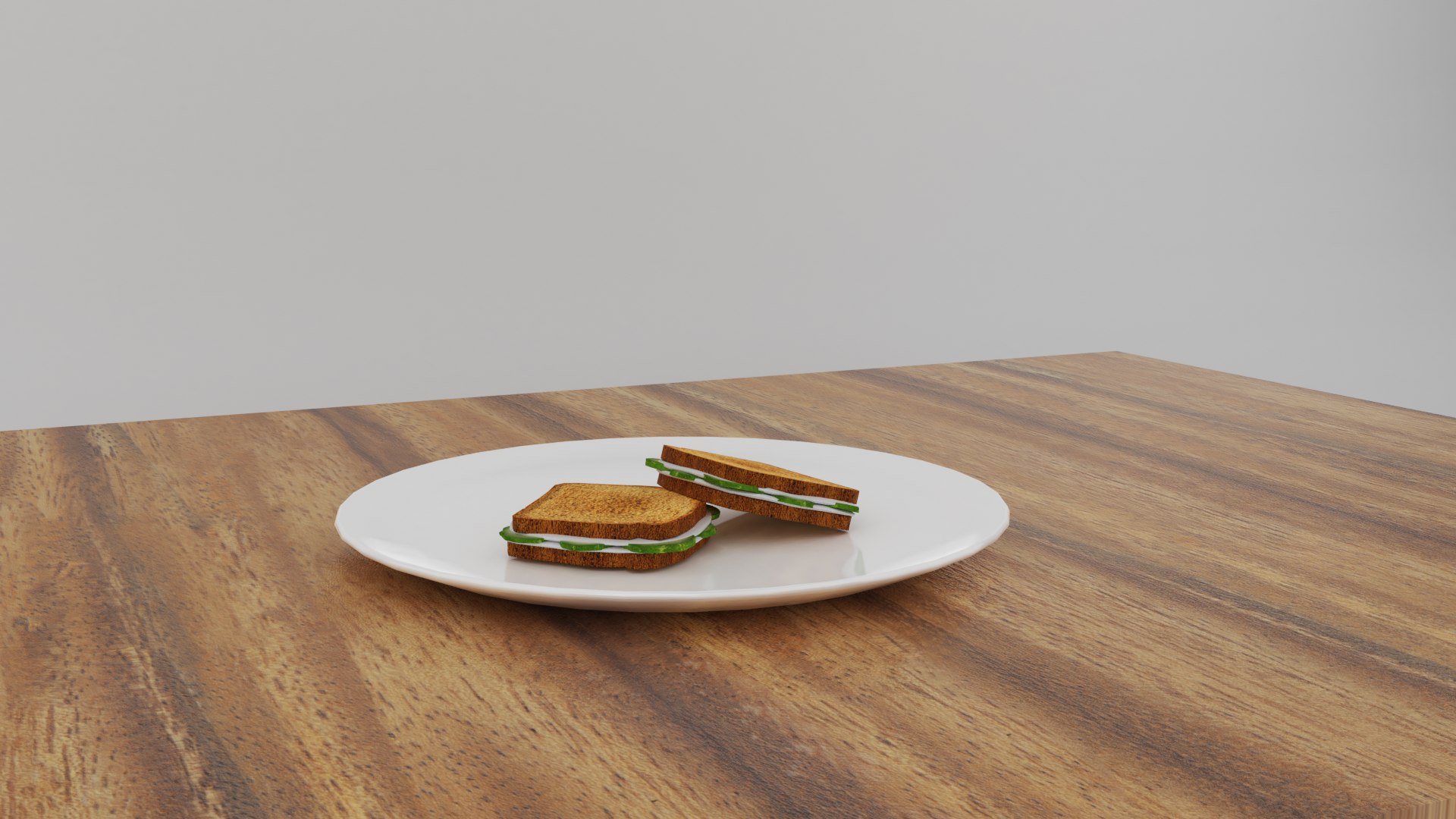 3D Labneh Cucumber Sandwich TurboSquid 1492852