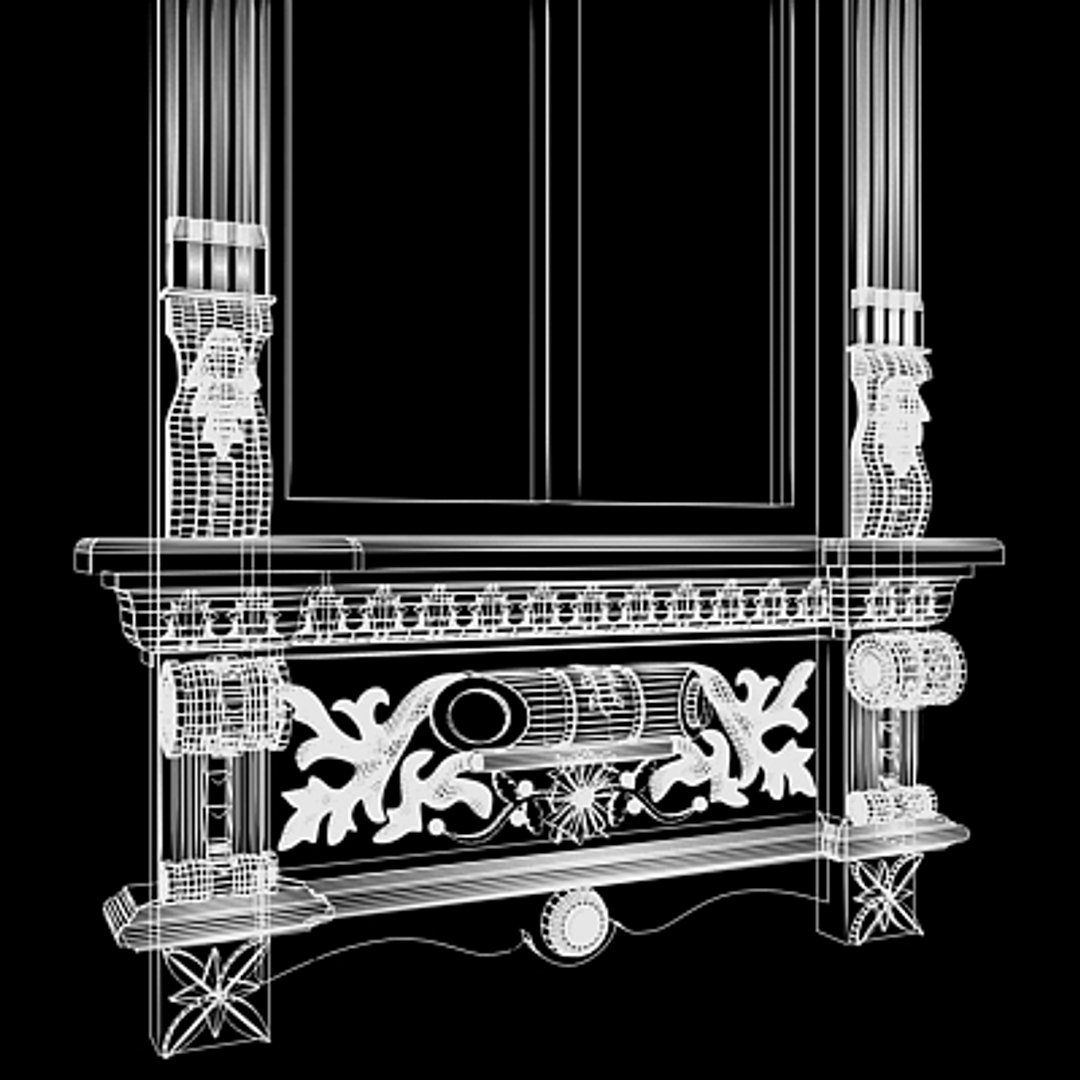 Decorative Window 3d Model