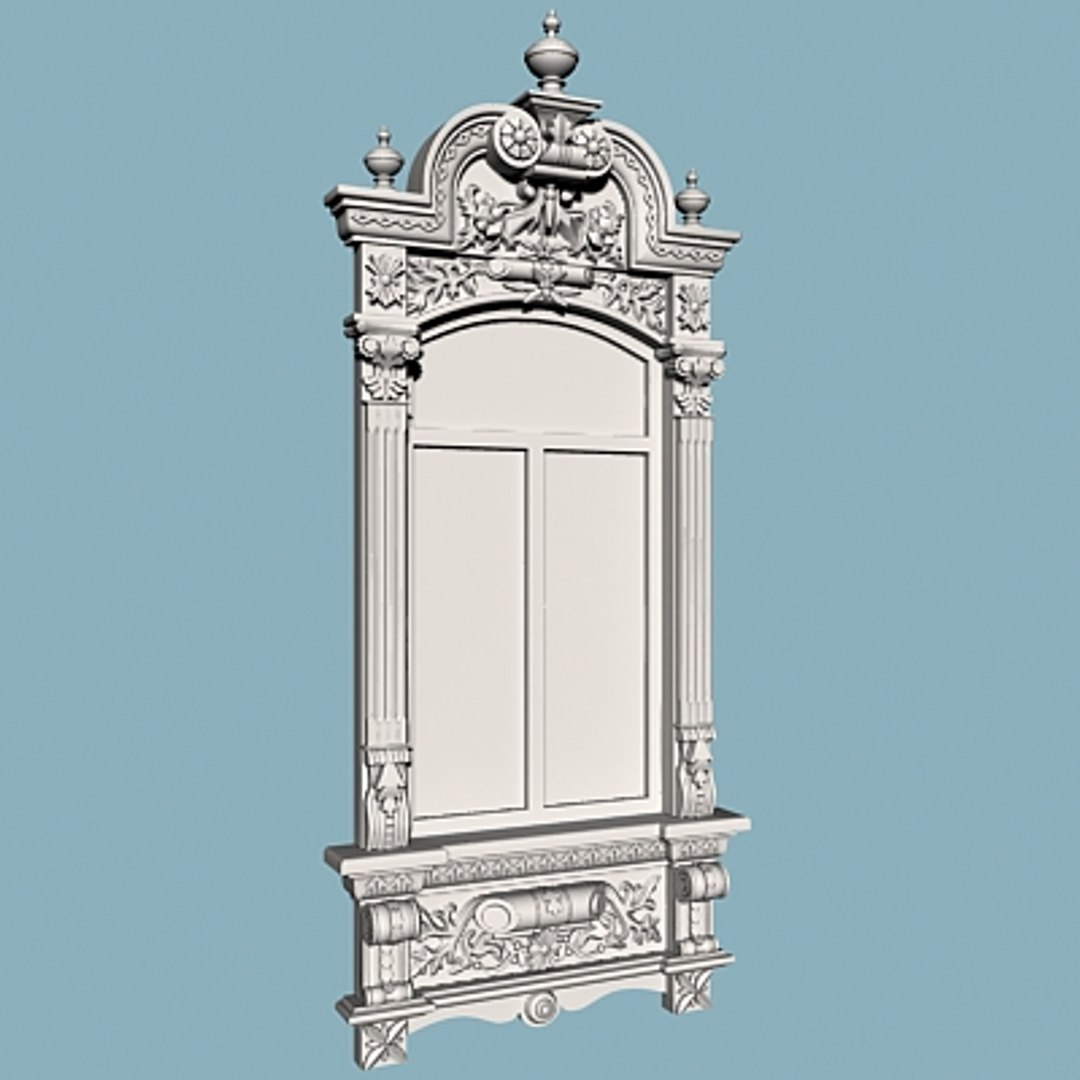 Decorative Window 3d Model