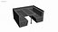 3D Restaurant Booth Seating model