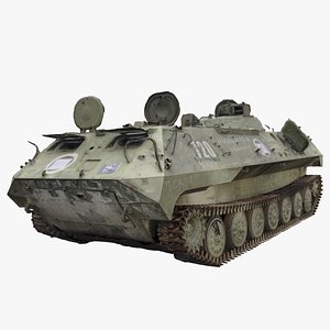 3D MT-LB literally multi-purpose towing vehicle destroyed