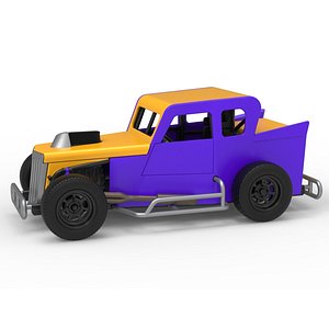3D Dwarf car Version 2 Scale 1 to 25 model